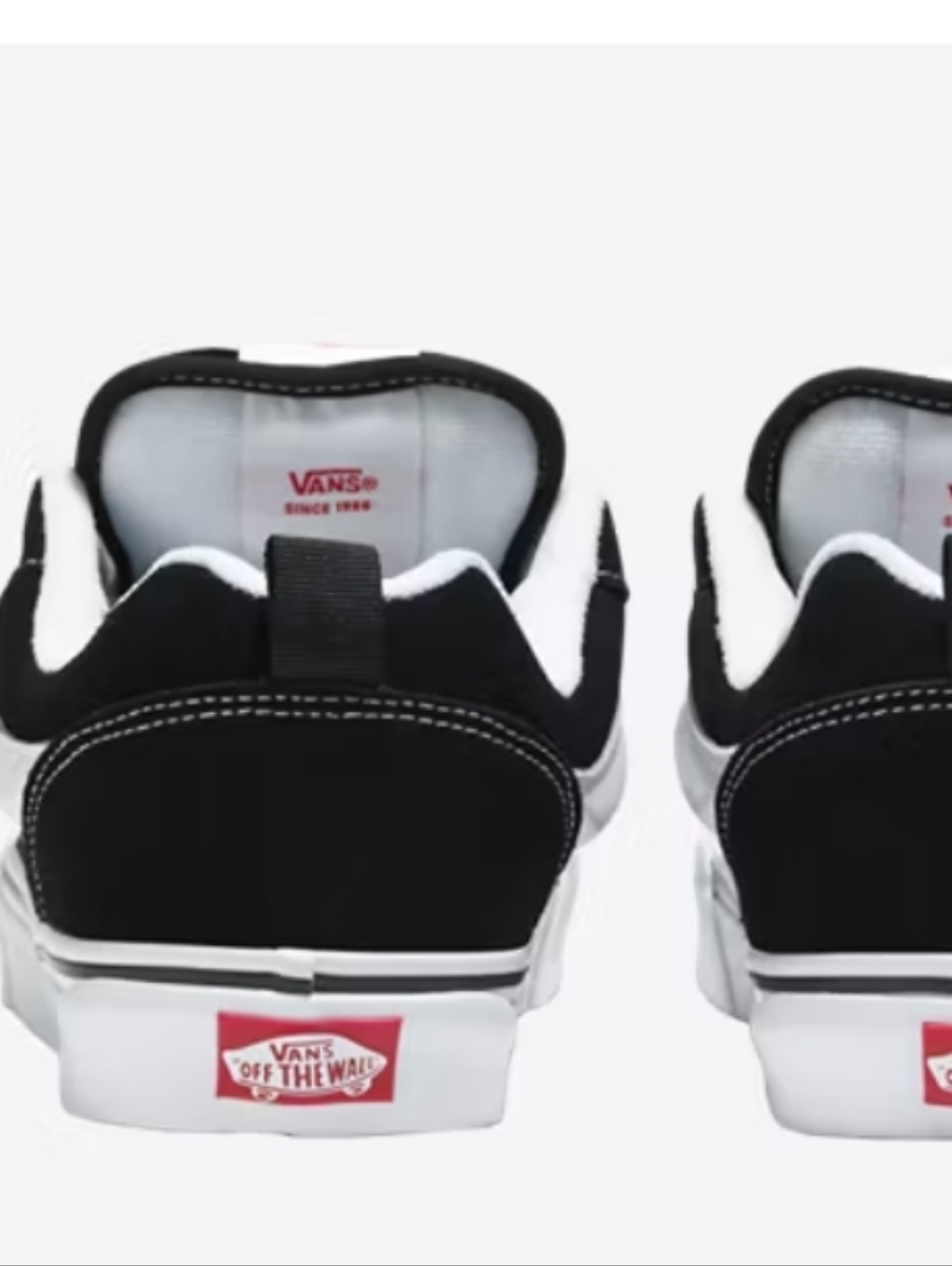 -- Vans Black and White Old Skool Low-Top Sneakers - Picture 2 of 11